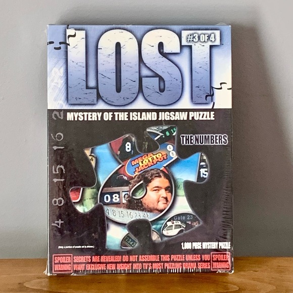 LOST Mystery of the Island Jigsaw Puzzle The Numbers #3 of 4 SEALED 1000 Pieces - Picture 2 of 7